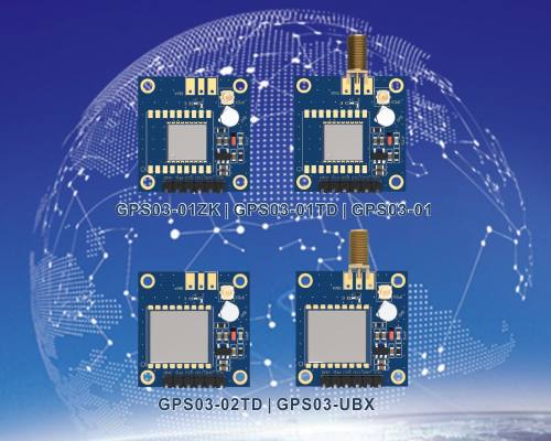 New: Low power, high accuracy multi-mode satellite GPS module GPS03 series