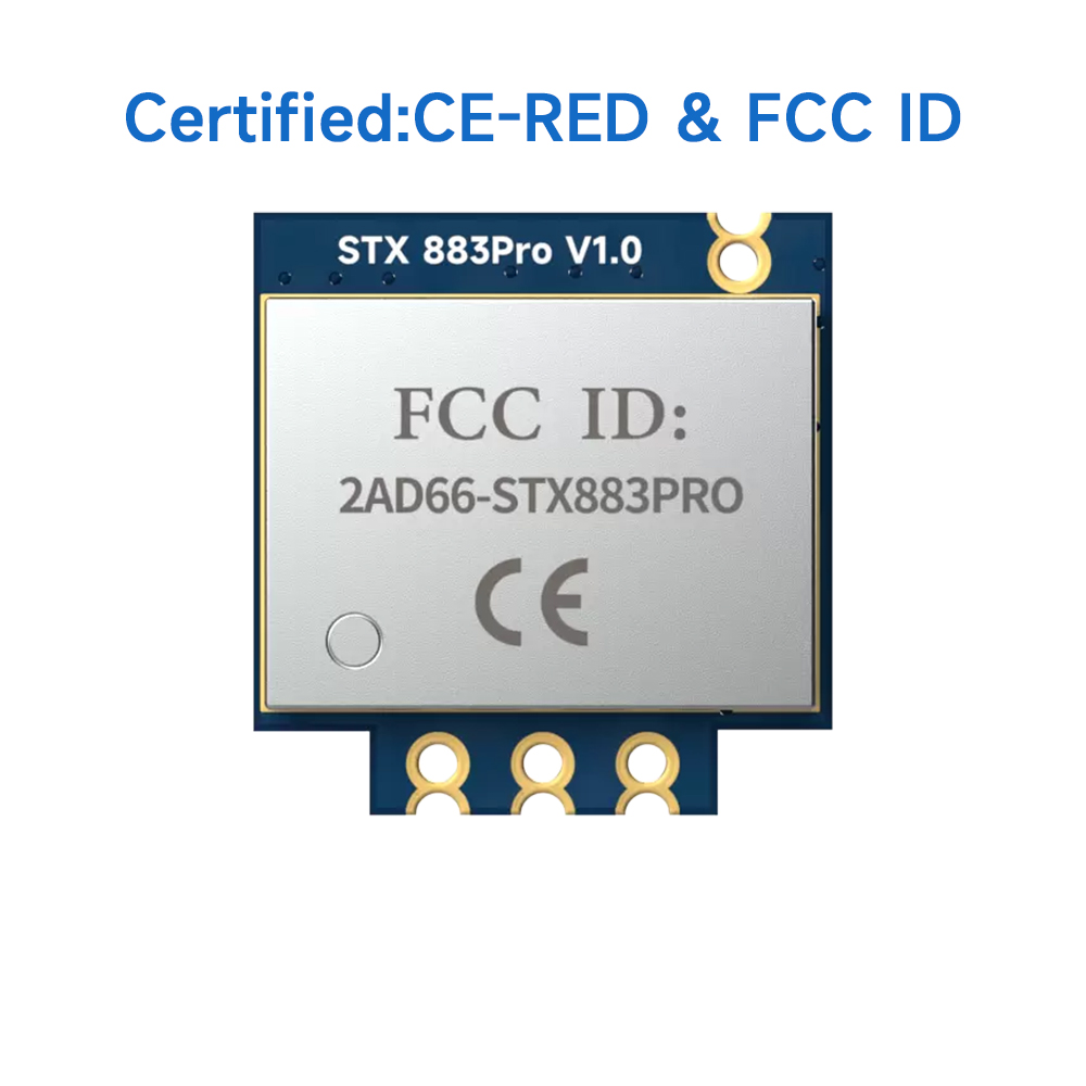 STX883Pro : 433MHz High Power CE-RED & FCC ID Certified  ASK Transmitter Module