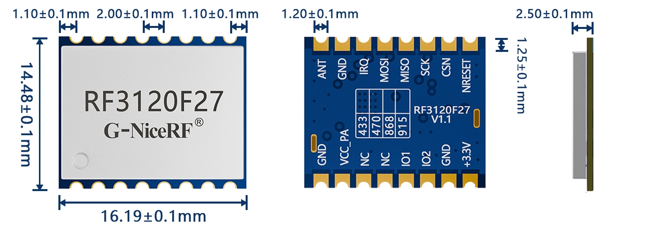 RF3120F27 wireless transceiver module