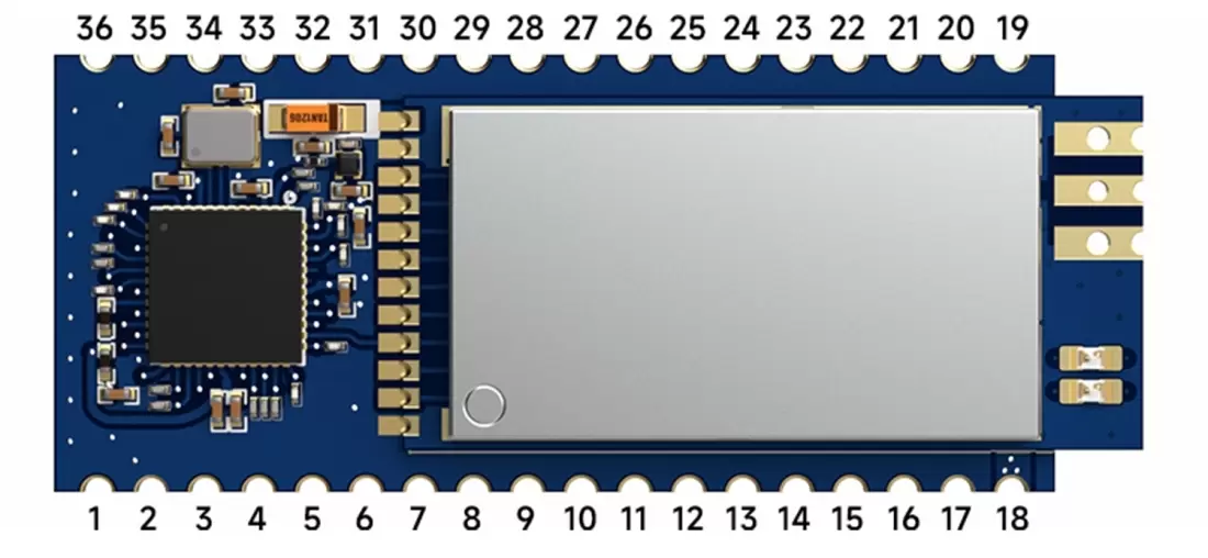  Pin Definition of UWB650 Module