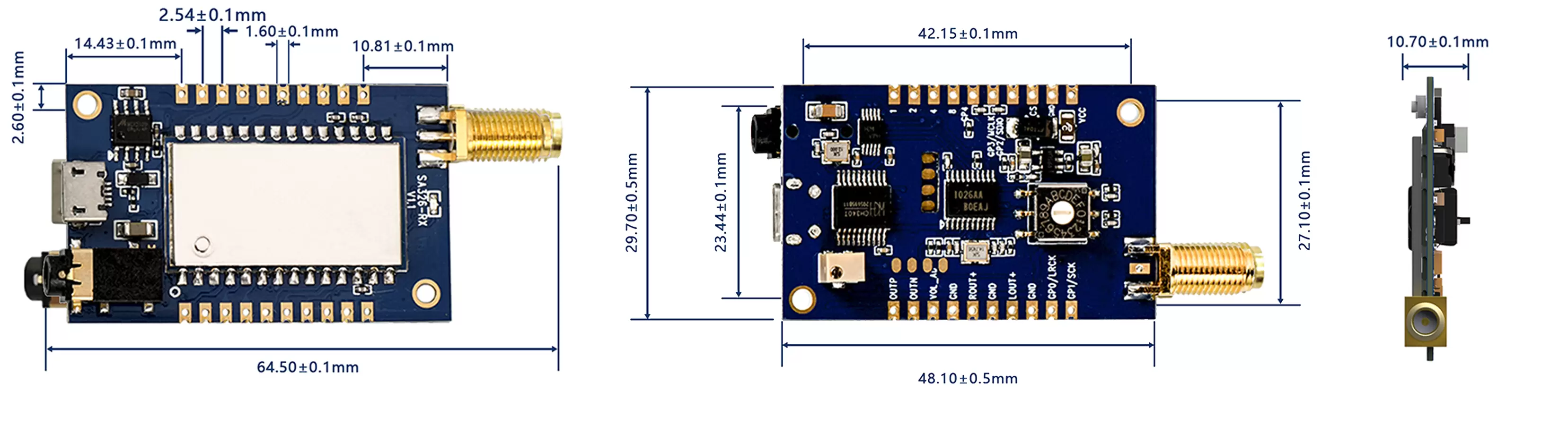 High Fidelity Wireless Audio Module 