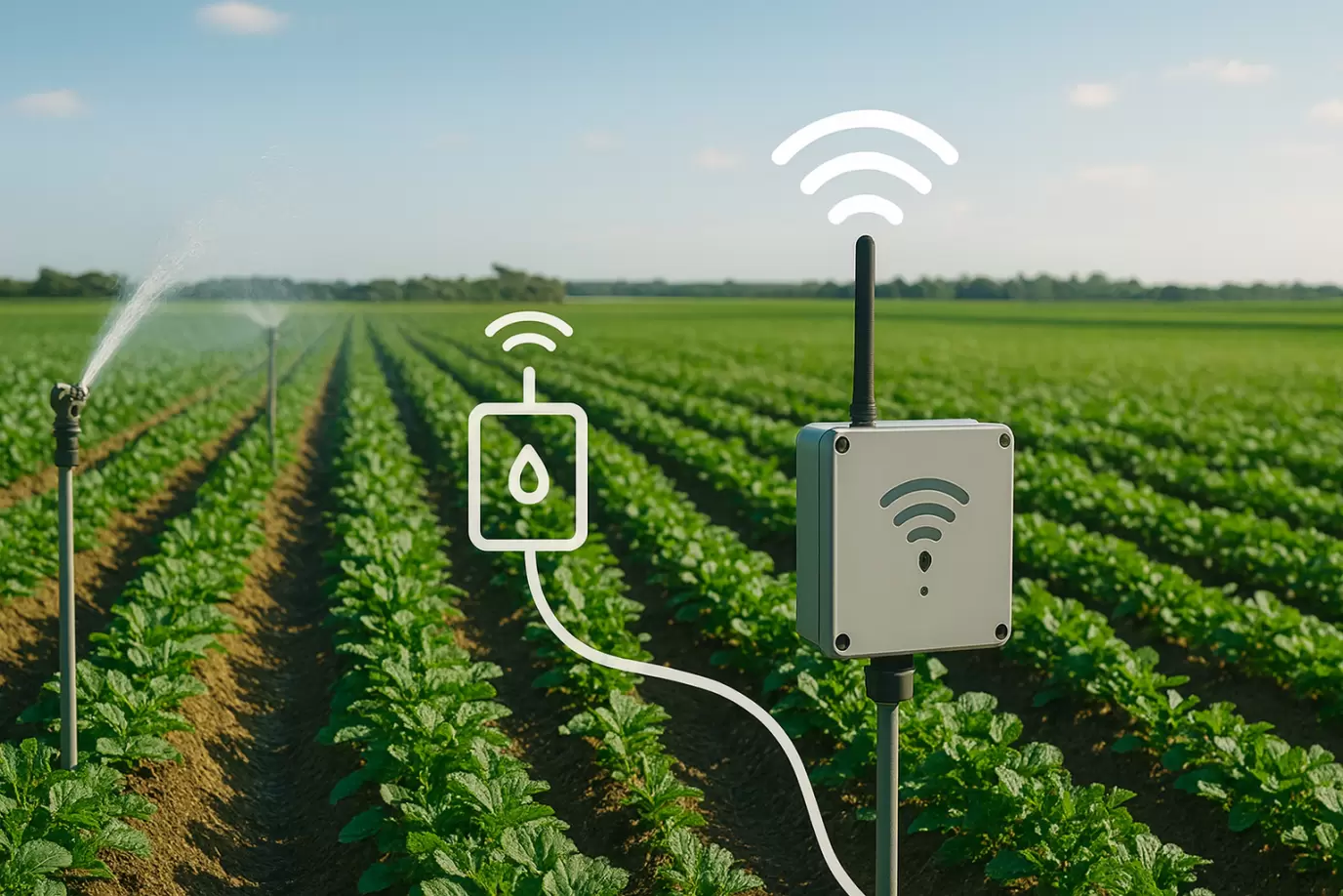 Application scenario of smart agriculture wireless irrigation system