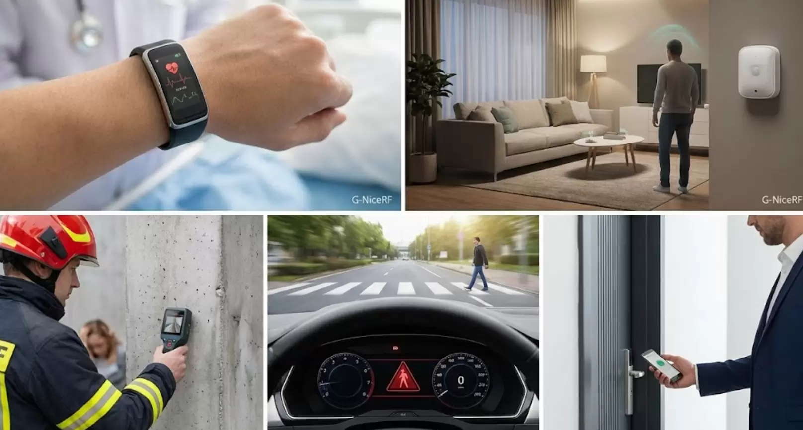 Diverse Applications of G-NiceRF Modern UWB Radar Systems.