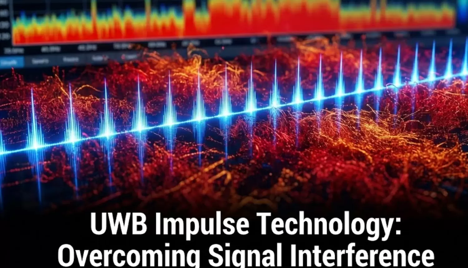 Visualizing UWB Impulse Technology Overcoming Signal Interference.