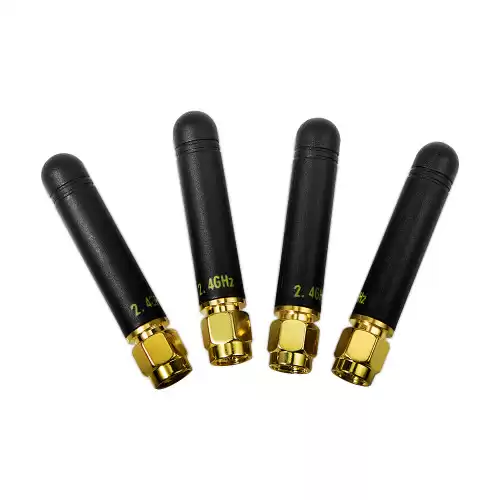SW2400-ZT48 : 2.4GHz Gold Plated Straight Rod Antenna 