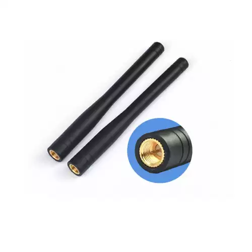 SW450-ZT100DN : 450MHz UHF Nickel Plated Straight Rod Antenna 