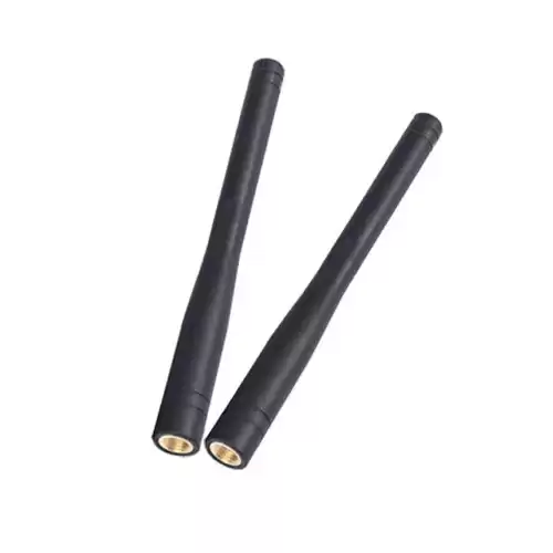 SW450-ZT100DN : 450MHz UHF Nickel Plated Straight Rod Antenna 
