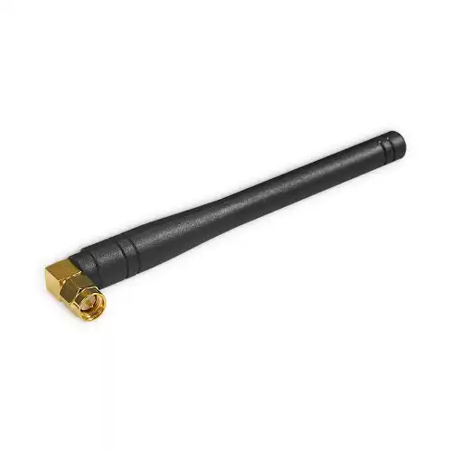 SW2400-WT100 : 2.4GHz High Gain Plated Elbow Rod Antenna 
