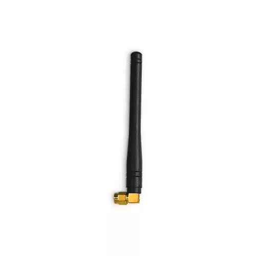 SW2400-WT100 : 2.4GHz High Gain Plated Elbow Rod Antenna 