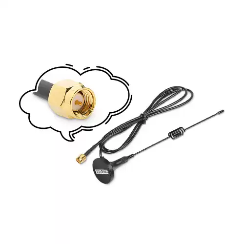 SW315-XP1M : 315MHz High Gain Small Sucker Antenna 