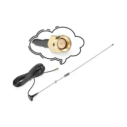 SW433-LXP-10M : 433MHz Sucker Antenna 