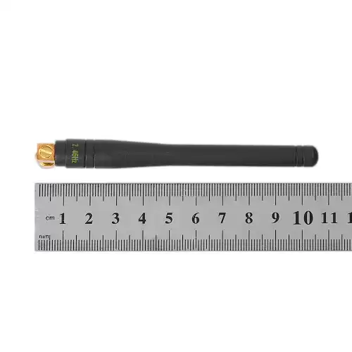 SW2400-WT100 : 2.4GHz High Gain Plated Elbow Rod Antenna 