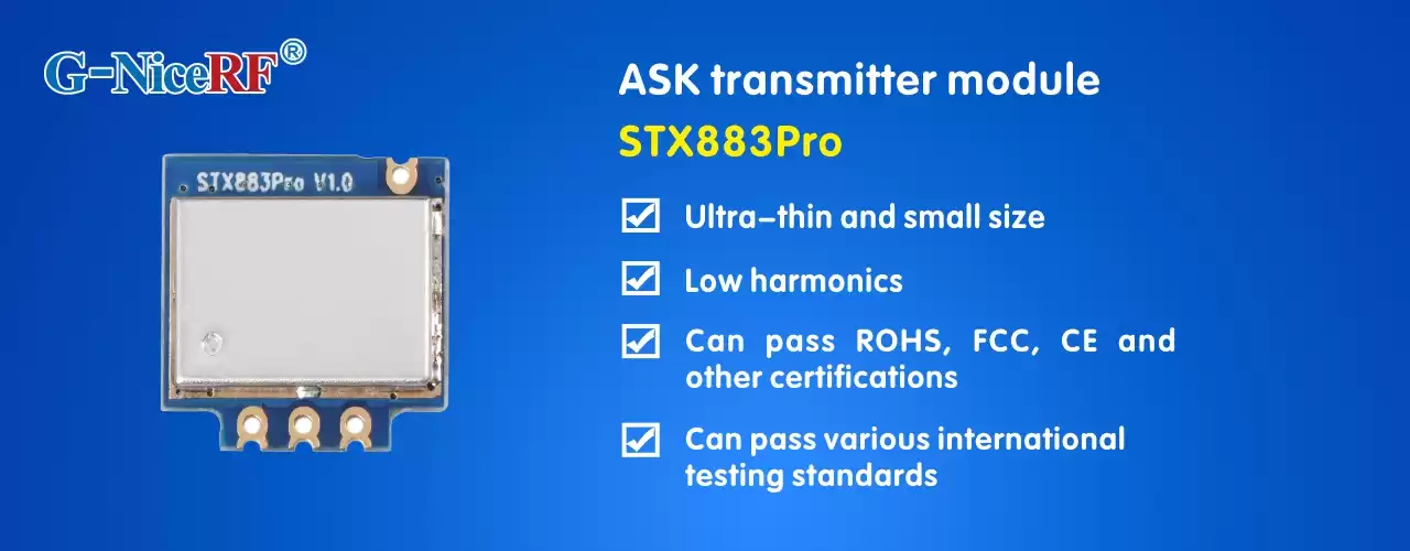 ASK transmitter module STX883Pro