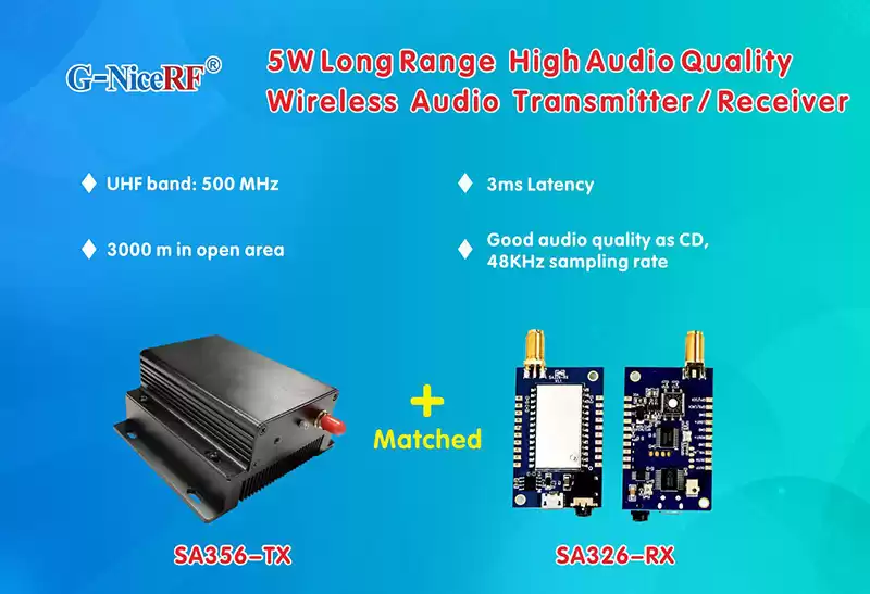 wireless audio transmitter SA356-TX