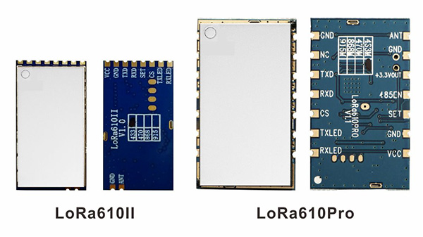 Difference between Uart LoRa module LoRa610II and LoRa610Pro