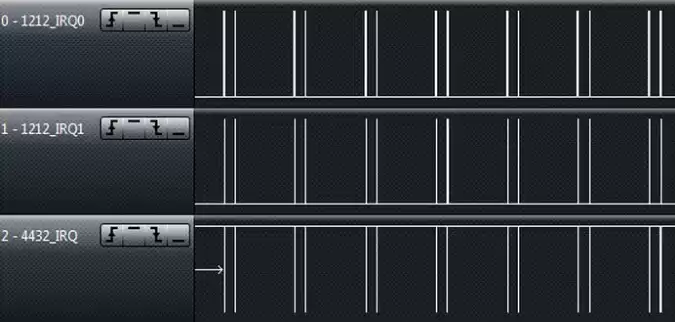 Figure 19: RF4432PRO and RF1212 Communication Interruption