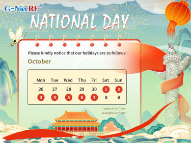 National Day holiday notice By NiceRF