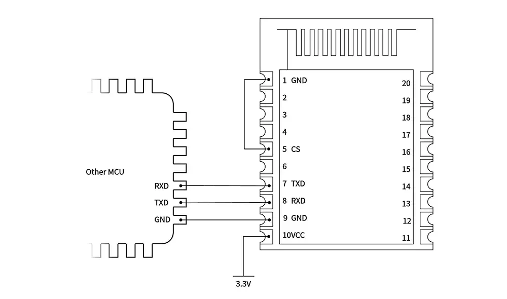 Circuit diagrams of BLE Module BLE5101