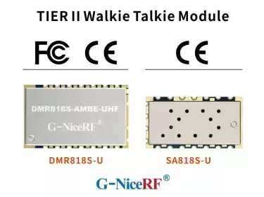 Walkie-talkie modules DMR818S-U & SA818S-U has obtained new certification