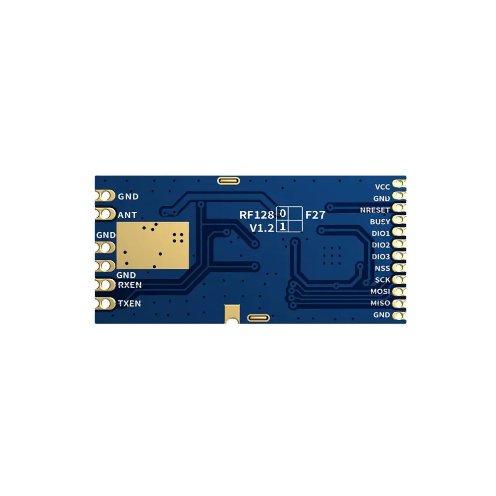 LoRa1280F27 : SX1280 500mW FCC ID & CE-RED Certified 2.4GHz LoRa Module With SPI Interface Power 