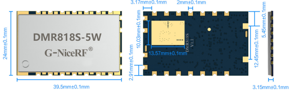 DMR Walkie Talkie Module 