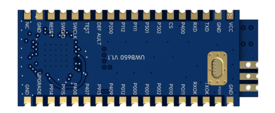 UWB650 Module Pin Definition Diagram