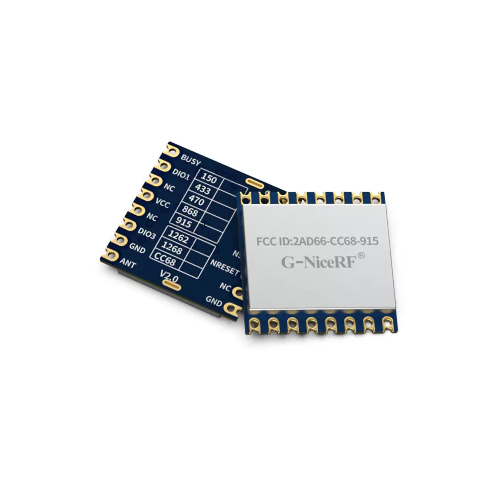 LoRa-CC68-915 : FCC ID approved SPI Port LLCC68 Based LoRa Module