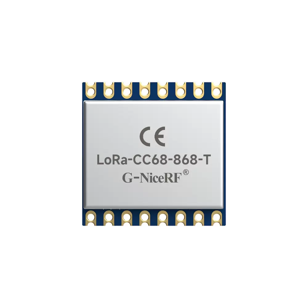 LoRa-CC68-868-T : CE-RED Certified LLCC68 LoRa Wireless Transceiver Module With TCXO, ESD Protection