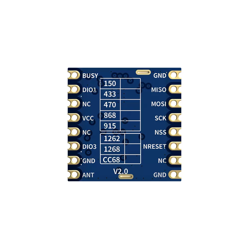 LoRa-CC68-915-T : FCC ID Certified LLCC68 LoRa Wireless Transceiver Modulewith TCXO & ESD Protection