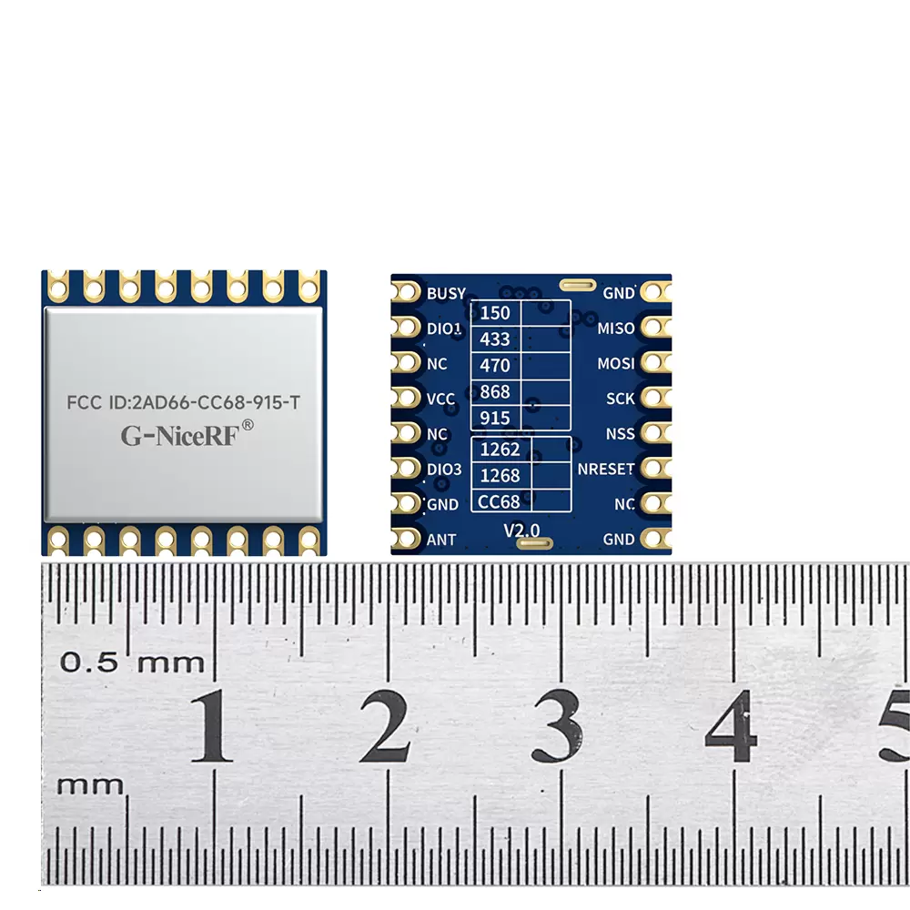 LoRa-CC68-915-T : FCC ID Certified LLCC68 LoRa Wireless Transceiver Modulewith TCXO & ESD Protection