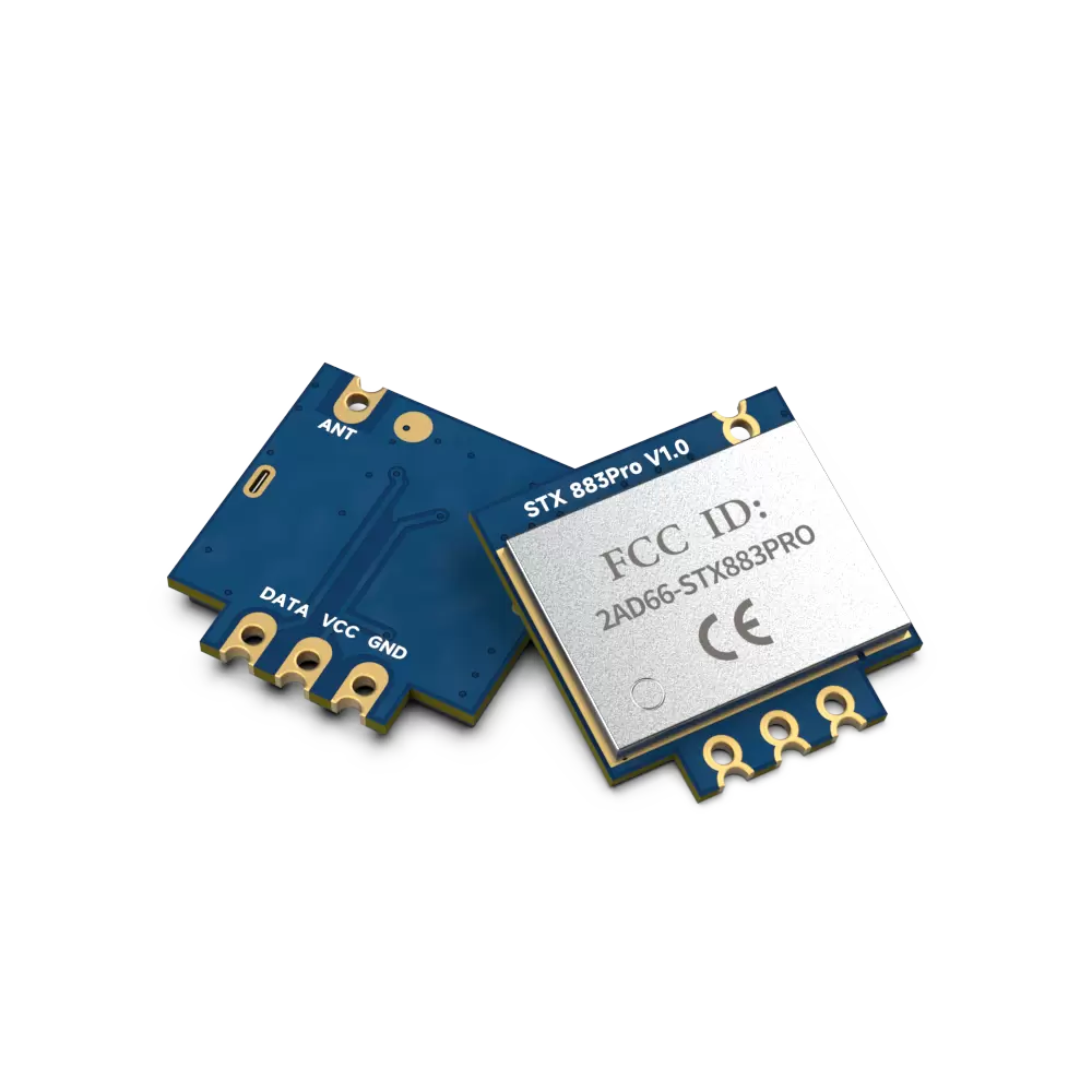 STX883Pro : 433MHz High Power CE-RED & FCC ID Certified  ASK Transmitter Module
