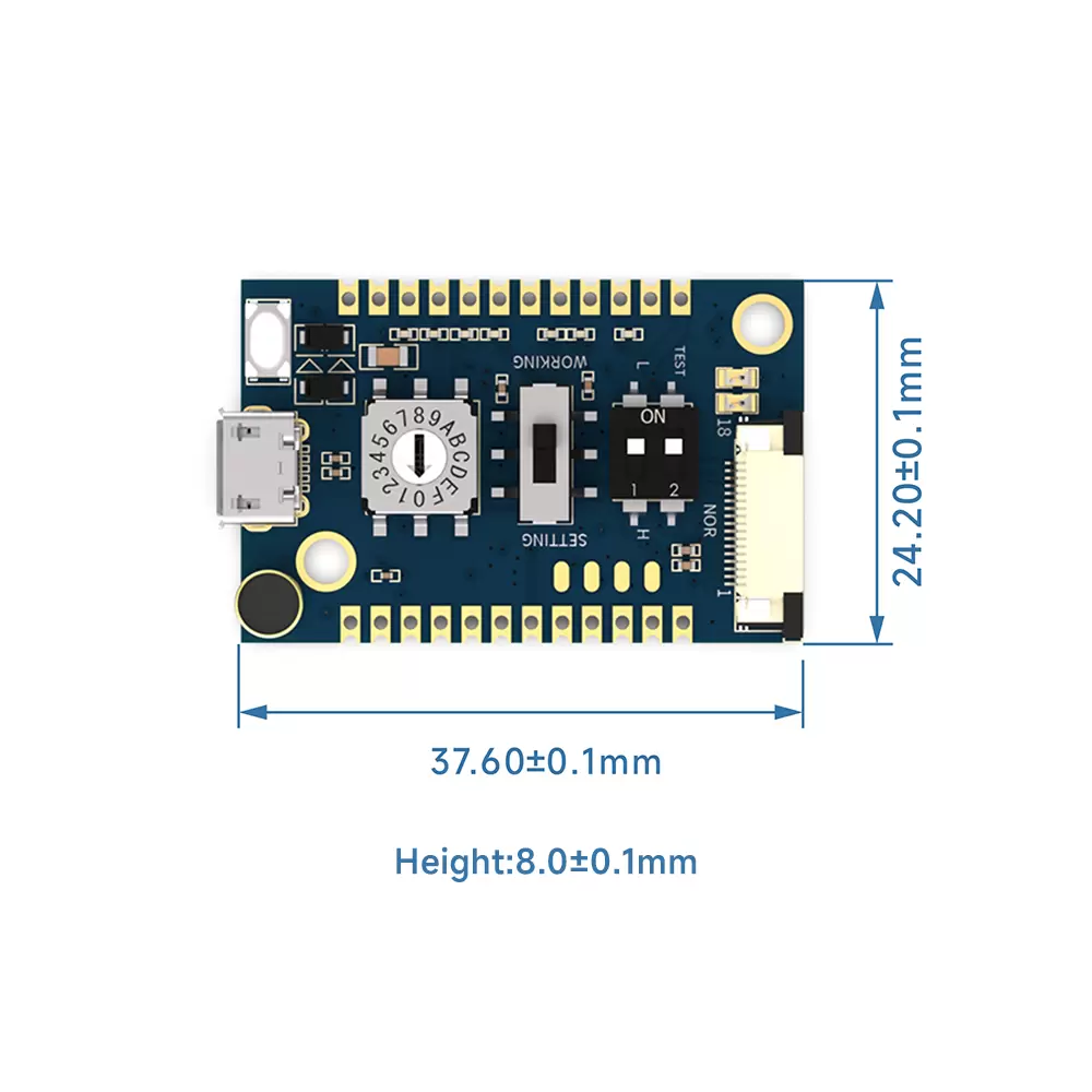 DMR858S : 5W Embedded DMR Tier II Walkie Talkie Module