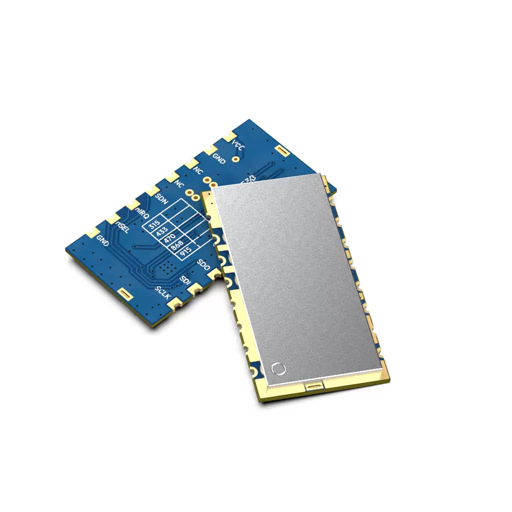 RF4463F30 : 1W Si4463 RF Module With Amplifier And LNA 