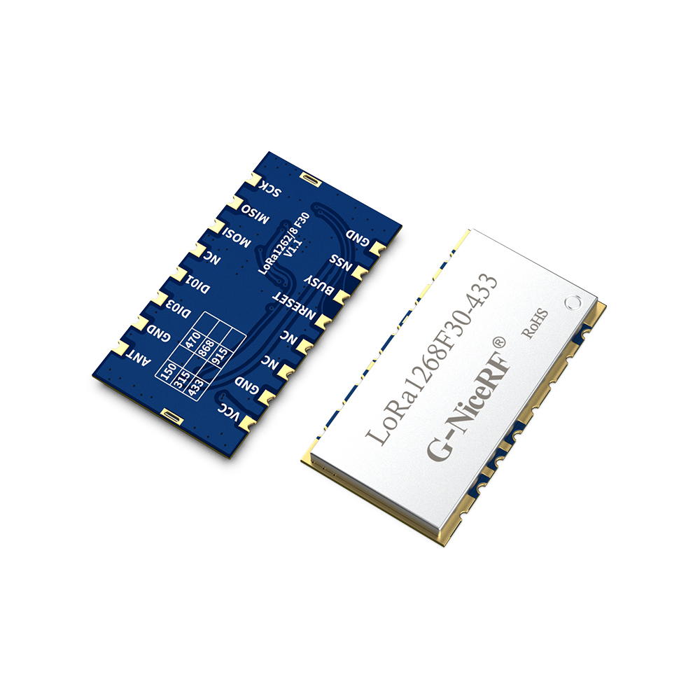 LoRa1268F30 : SX1268  433MHz 2W  Wireless Module With SPI Interface And  ESD Protection