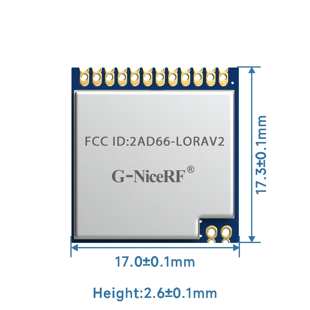 915MHz SX1276 Front End LoRa Module- FCC Certified -LoRa1276 | G