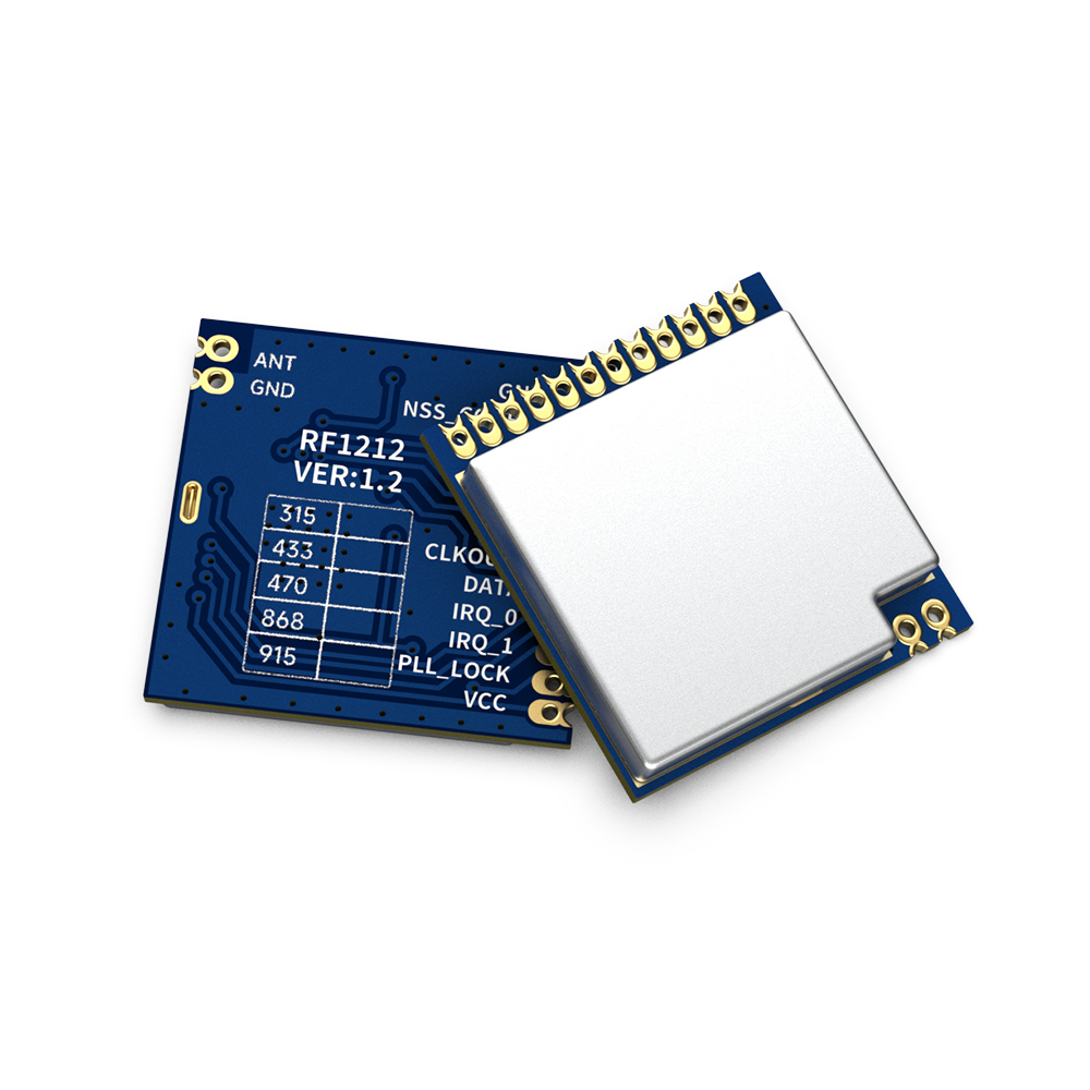 RF1212 : 20mW&nbsp;SX1212-Based&nbsp;FSK&nbsp;Module&nbsp;With&nbsp;Low&nbsp;Power&nbsp;Consumption&nbsp;RX&nbsp;3mA