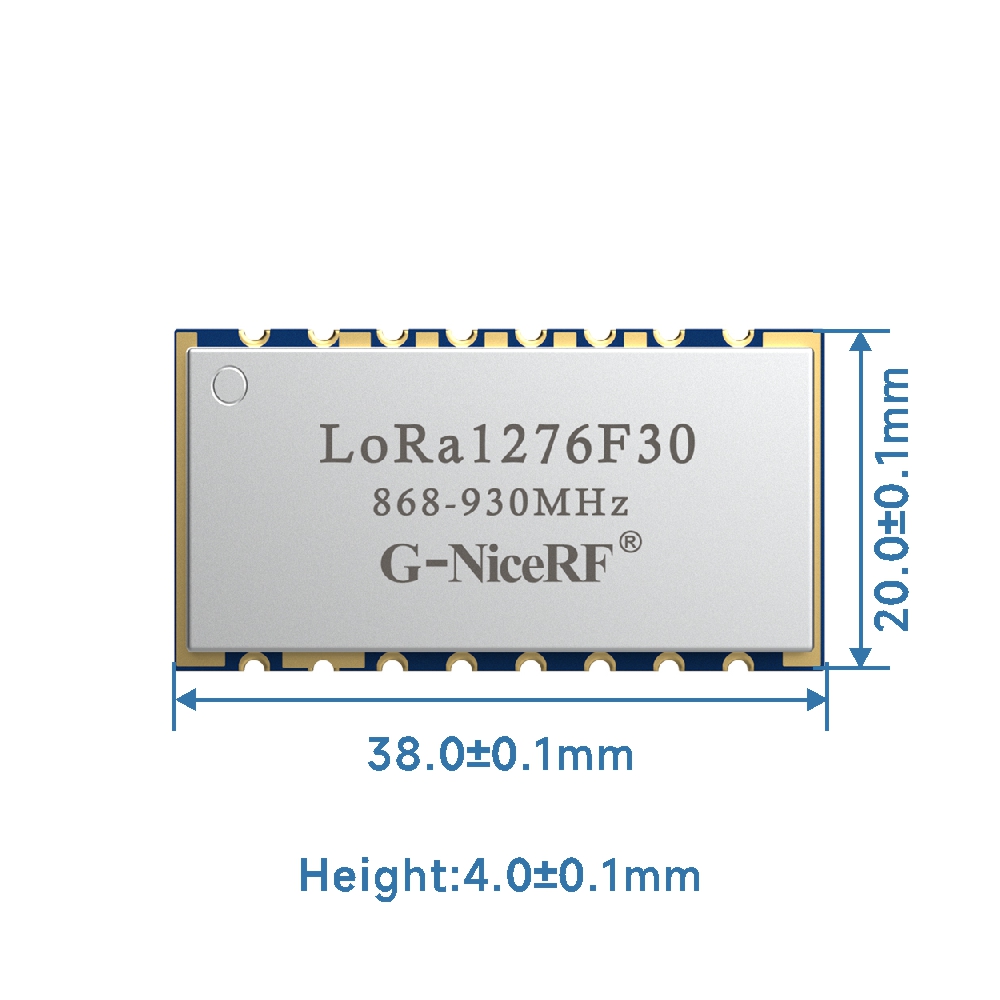 LoRa1276F30 : 868/915MHz 500mW High Power LoRa Module 