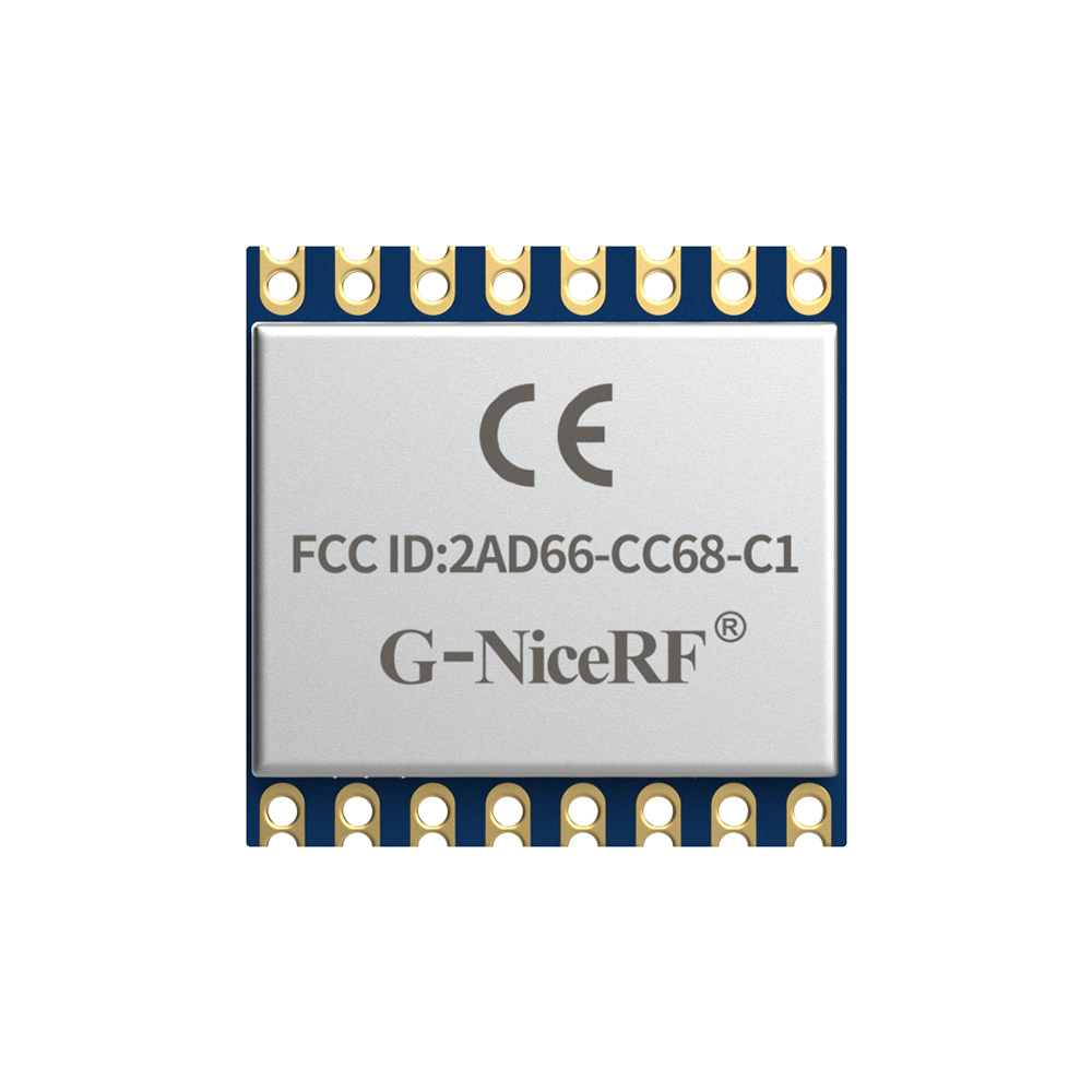 CC68-C1-868/915 : LLCC68 FCC ID & CE-RED Certified  LoRa Module With SPI Interface