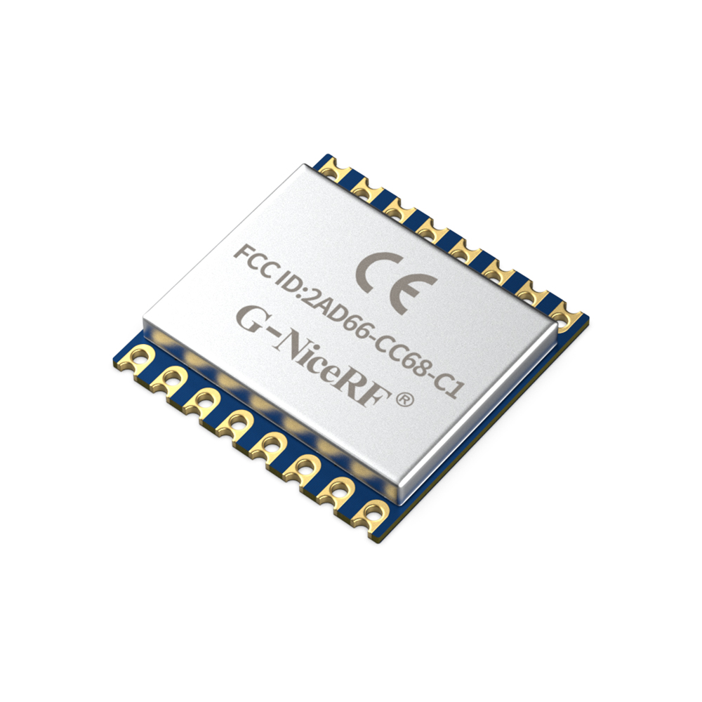 CC68-C1-868/915 : LLCC68 FCC ID & CE-RED Certified  LoRa Module With SPI Interface