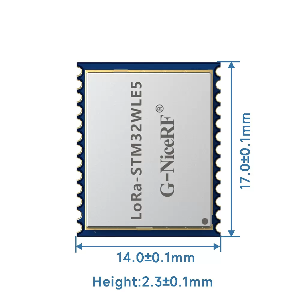  LoRa-STM32WLE5: SOC Wireless Module with Ultra-Small Size Built-in ARM Cortex-M4 Core