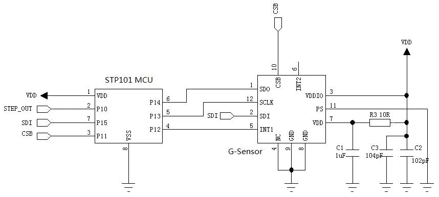 STP101 Typical Application Circuit