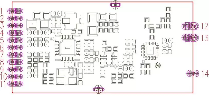 Pin definition of 2.4G Wireless Module RF2401F27