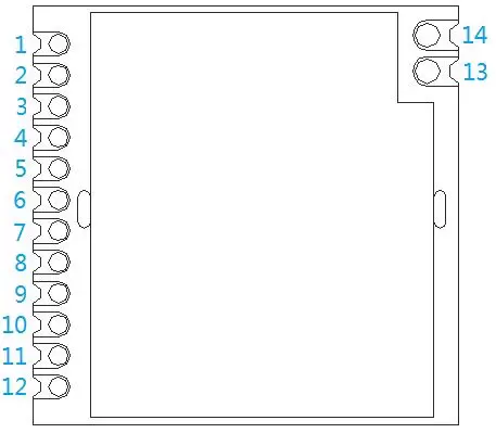 Pin definition of Si4438 433MHz 100mW Front-End RF Module RF4438PRO Pin definition of Si4438 433MHz 100mW Front-End RF Module RF4438PRO