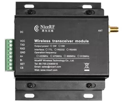 Pin definition of wireless LoRa RF modem LoRa6500Pro