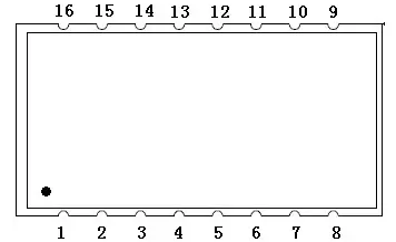 Pin definition of Mesh Network Uart RF wireless modules SV650