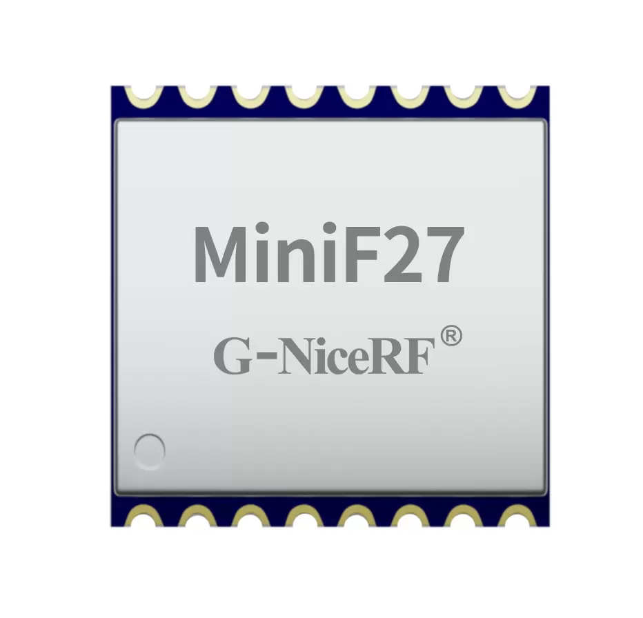 New: 16*16mm ultra-compact micro-sized X 800mW high-power LoRa module MiniF27