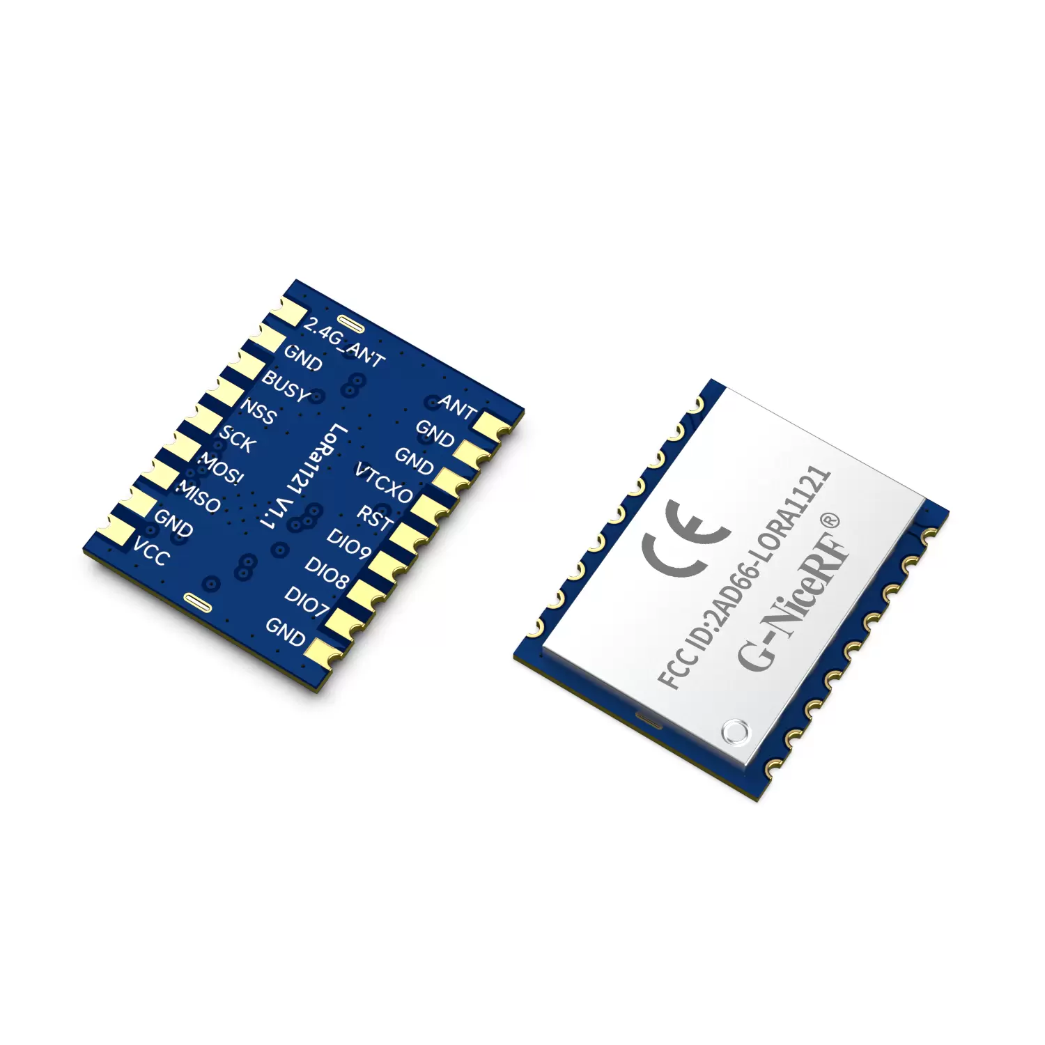 LoRa1121:FCC ID & CE-RED Certified Sub-GHz and 2.4GHz dual-band communication module