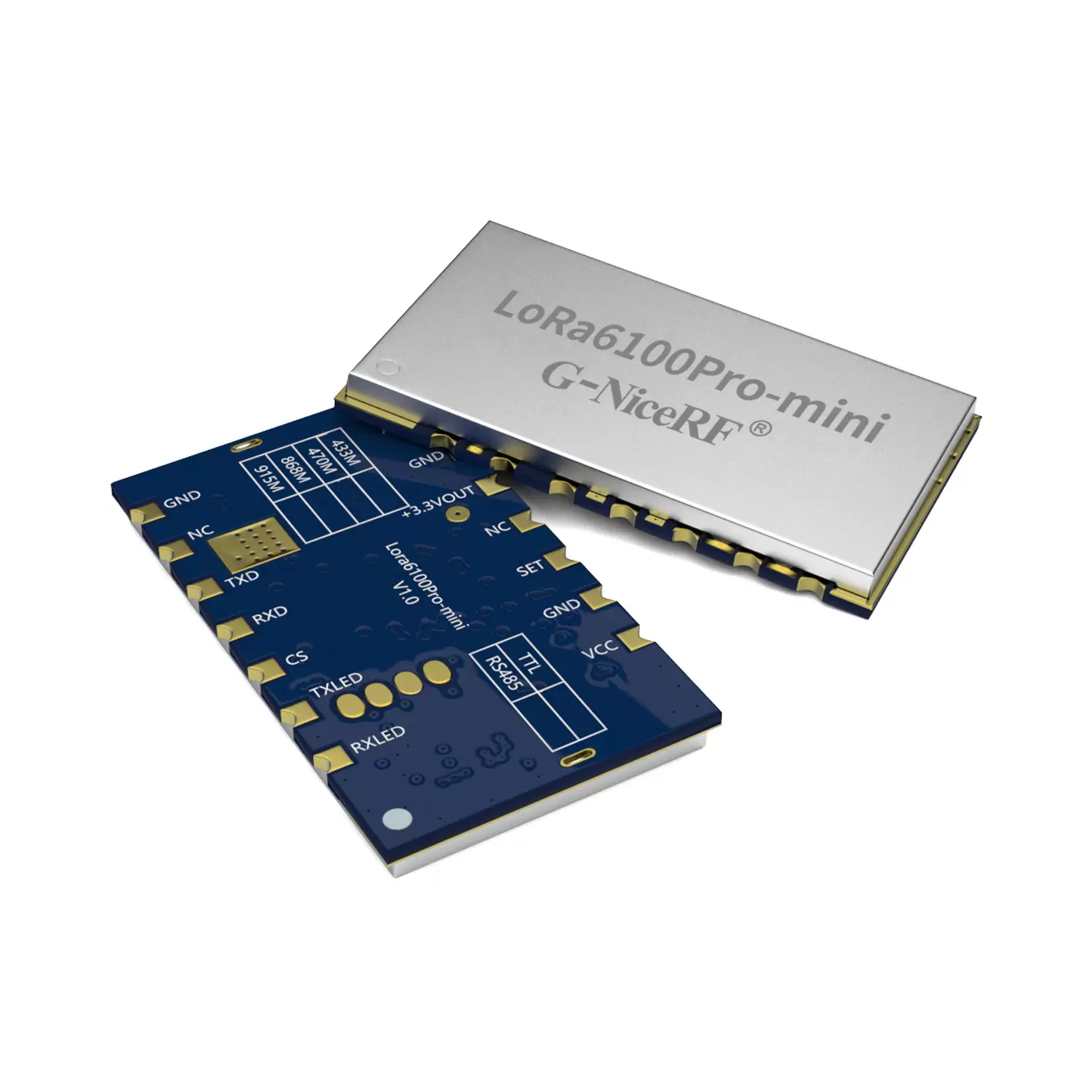 LoRa6100Pro-mini：1W Serial Wireless Networking Module