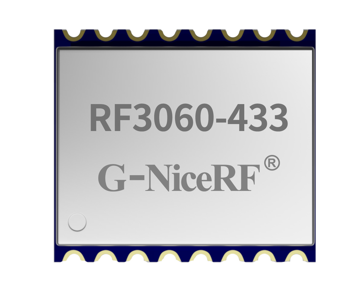 RF3060:100mW  Wireless transceiver module TCXO crystal oscillator