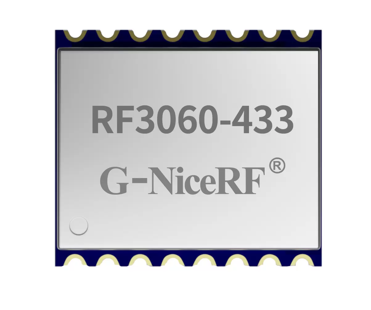 RF3060:100mW  Wireless transceiver module TCXO crystal oscillator